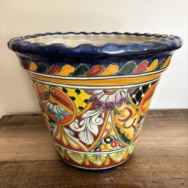 Santa Fe Talavera Pot