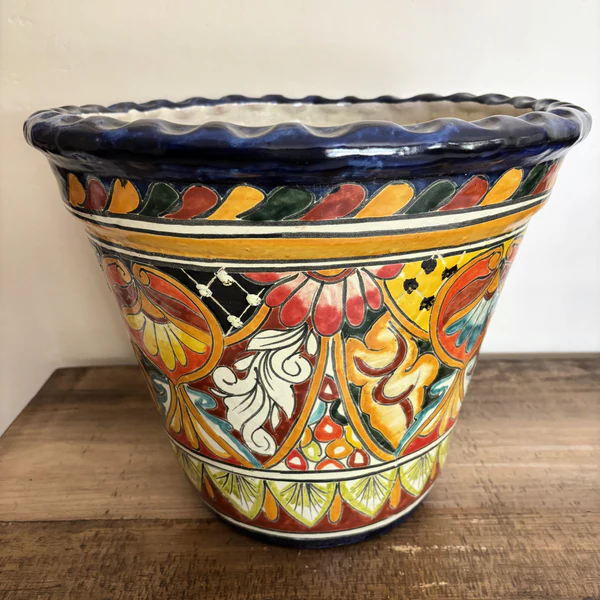 Santa Fe Talavera Pot